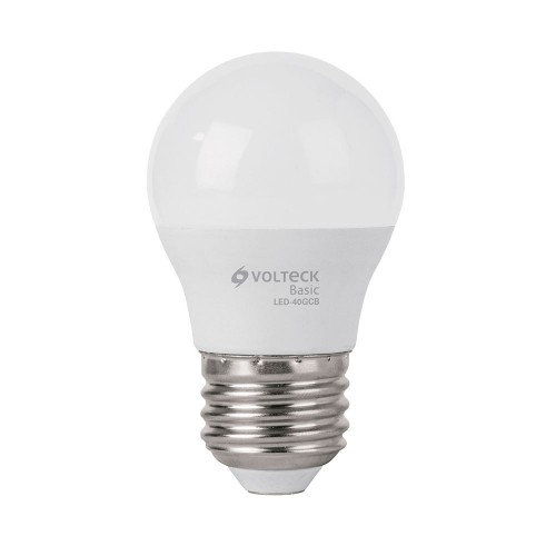 Lámpara LED G45 5 W (equiv. 40 W), luz cálida, caja, Basic 27163