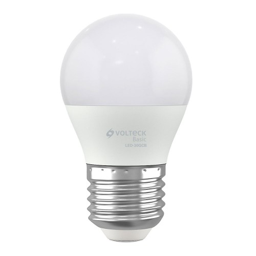 Lámpara LED G45 3 W (equiv. 25 W), luz cálida, caja, Basic 28058