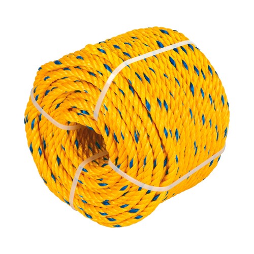 Kilo de cuerda torcida de polipropileno amarilla de 8 mm 40185