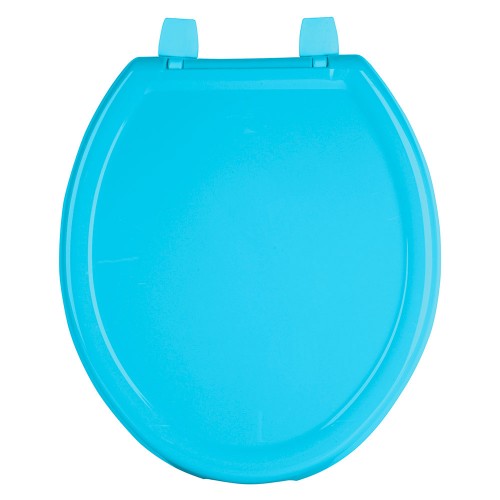 Asiento ligero con tapa para WC, azul, Foset Basic 40243