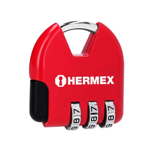 Candado maletero de combinación 36 mm, blíster, Hermex 43351