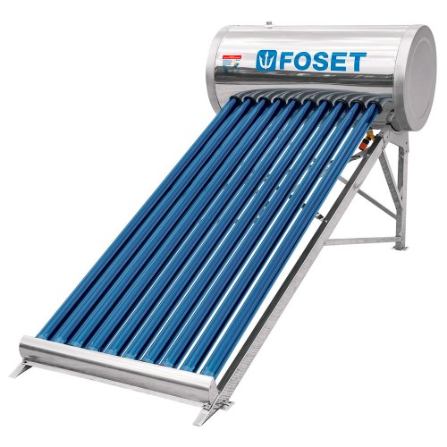 Calentador solar de agua de 10 tubos 130 L, 3 personas 45270