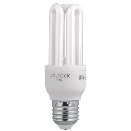 Lámpara triple T3 9 W luz de día en blíster, Volteck 46843