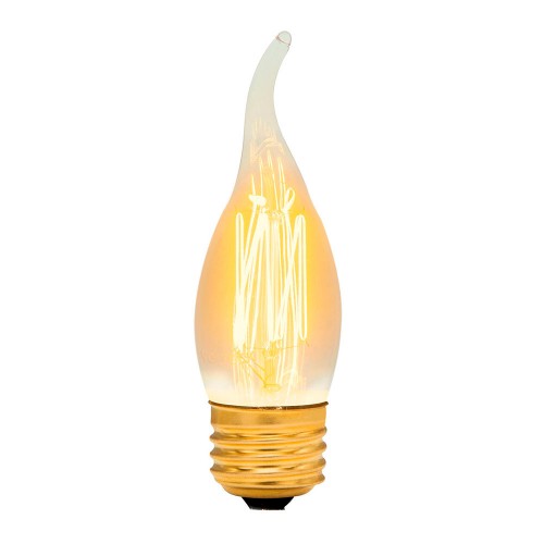 Lámpara incandescente vintage 40 W tipo flama, Volteck 47108
