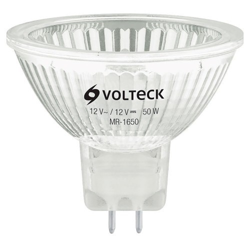 Lámpara de halógeno 50 W tipo MR 16 base GU5.3, Volteck 47253