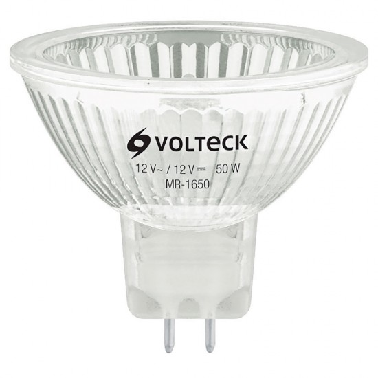 Lámpara de halógeno 50 W tipo MR 16 base GU5.3, Volteck 47253