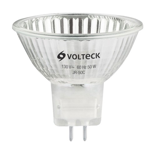 Lámpara de halógeno transp. 50 W tipo MR16 en caja, Volteck 47254