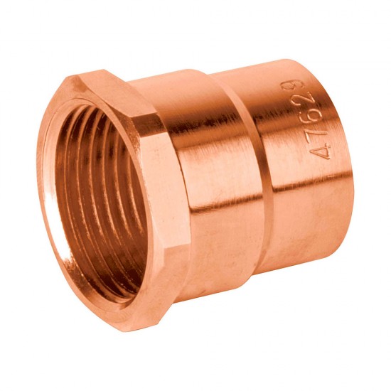 Conector de cobre de rosca interior 3/4', Foset Basic 47629