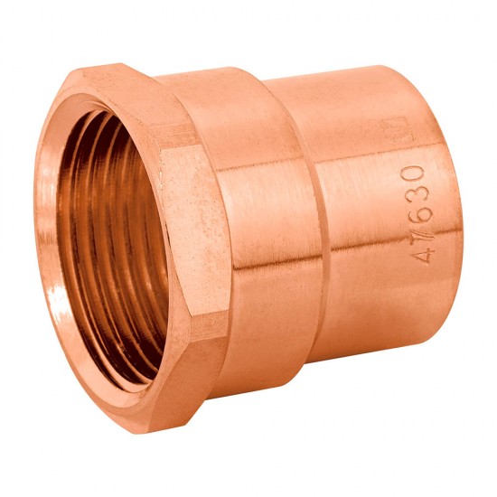 Conector de cobre de rosca interior 1', Foset Basic 47630