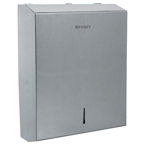 Dispensador de acero inox. para toallas de papel, Foset 47933