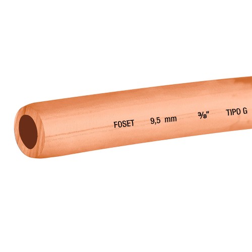 Rollo de 15 m de tubo flexible de cobre de 3/8', Foset 48157