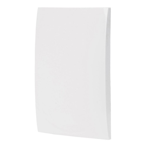 Placa de ABS ciega, línea Oslo, color blanco, Volteck 48306