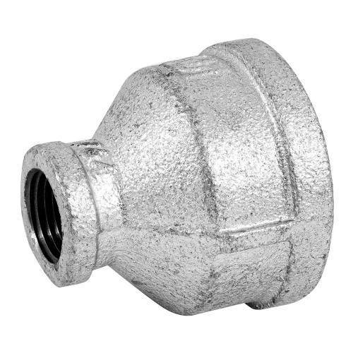 Reducción campana acero galvanizado 1-1/2' x 1/2', Foset 48764
