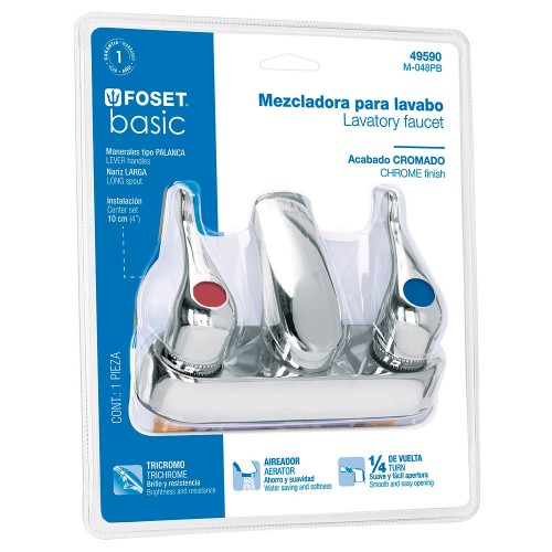 Mezcladora manerales palanca para lavabo, Foset Basic 49590