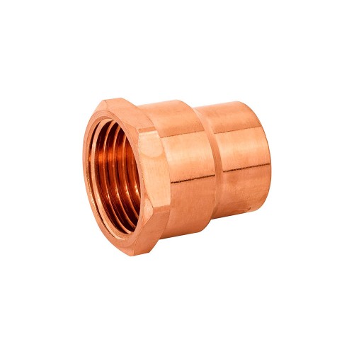 Conector de cobre, rosca interior 1/2', Foset 49656