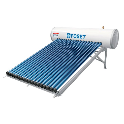 Calentador solar de agua Heat Pipe 18 tubos 200L, 5 personas 49966