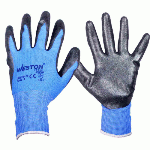 Weston - ST018-13 - Guante nylon c/nitrilo espumado 13g negro 9