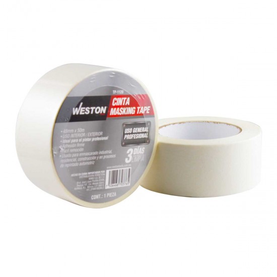 Weston - TP-1120 - Cinta masking tape 48mm x 50m 