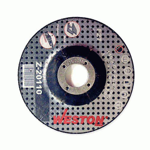 Weston - Z-20110 - Disco de desbaste para metal 4-1/2" x 1/4" x 7/8"