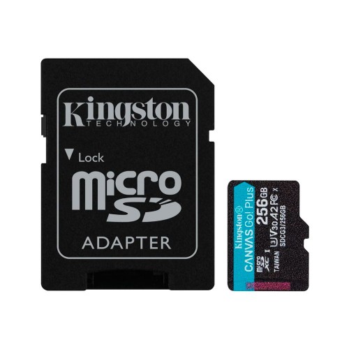 Memoria Kingston 256Gb U3 V30 A2, Steren MSD-256/MICRO