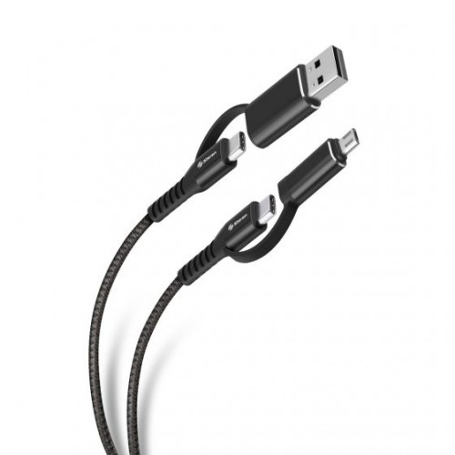 Steren - USB-4711 - Cable 4 en 1. usb/usb a micro usb/usb   