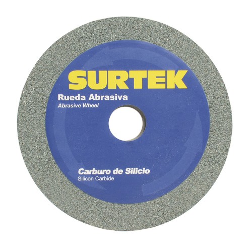 Surtek - 128032 - Rueda abrasiva de carburo de silicio 6 x