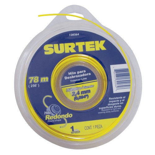 Surtek - 130264 - Nylon para desbrozadora en doble blíster