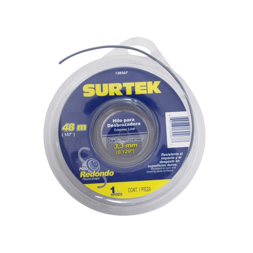 Surtek - 130267 - Nylon para desbrozadora en doble blíster