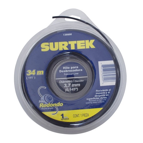 Surtek - 130800 - Nylon para desbrozadora en doble blíster