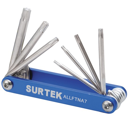 Surtek - ALLFTNA7 - Juego de 7 llaves hexagonal es torx® tip