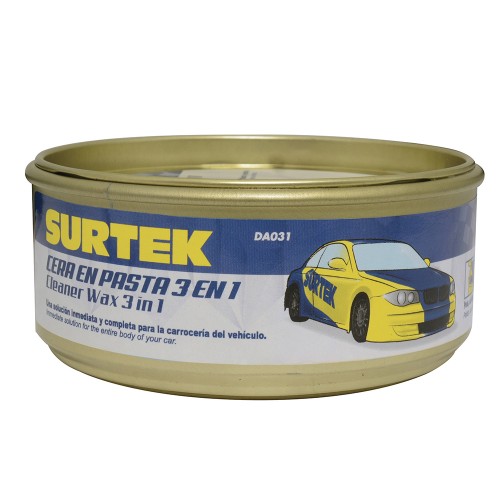 Surtek - DA031 - Cera en pasta 3 en 1 (pule, abrillanta y