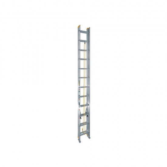 Escalera de extensión de aluminio con 24 peldaños, SURTEK EE24