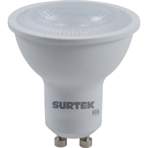 Surtek - FGC4 - Foco led gu10 luz cálida 4.5w