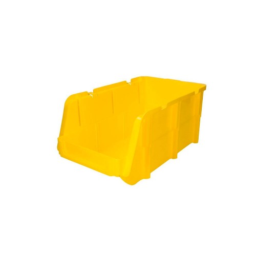 Gaveta plástica color amarillo pico de pato 7" x 4" x 3", SURTEK GAVA1