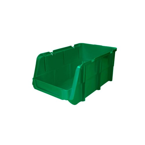Gaveta plástica color verde pico de pato 17" x 16" x 7", SURTEK GAVV4