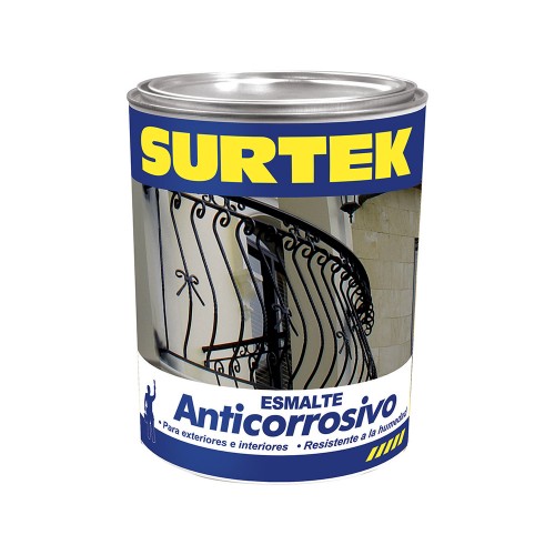 Surtek - SP30299 - Esmalte anticorrosivo negro 1lt