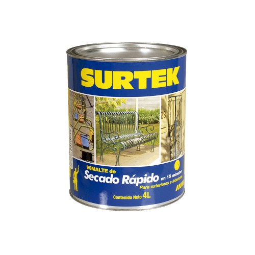 Surtek - SP40312 - Esmalte de secado rápido canario 4lt