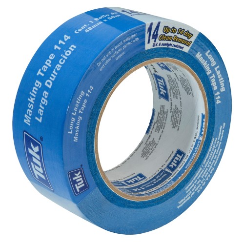 Cinta masking tape azul 48mm x 50mts #114 - 163031